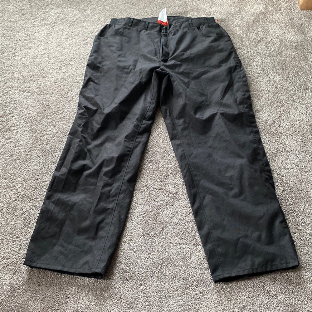 Joe Rocket Motorcycle Riding Pants SIZE 42 Black Waterproof Made in Canada
